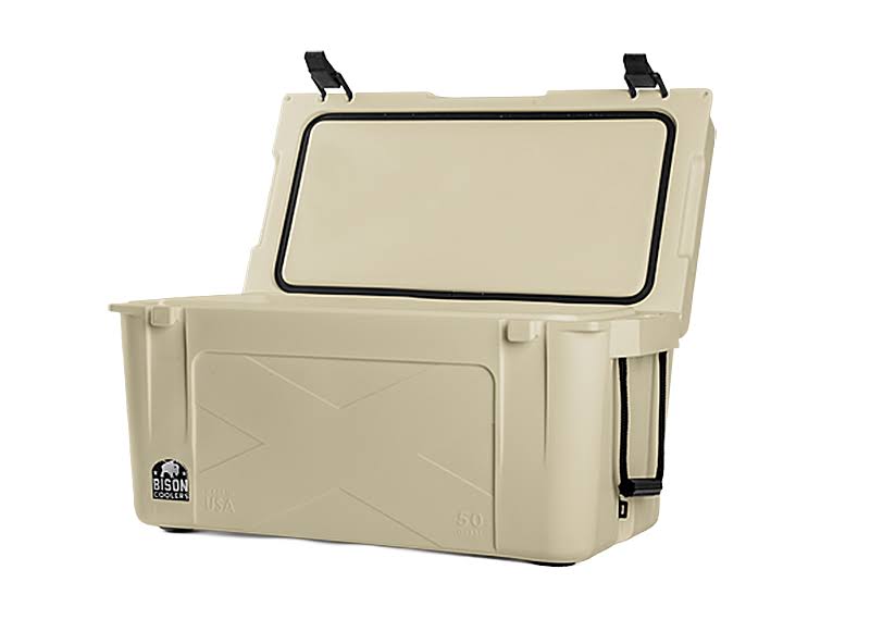 Bison Coolers 50 Quart Cooler - White
