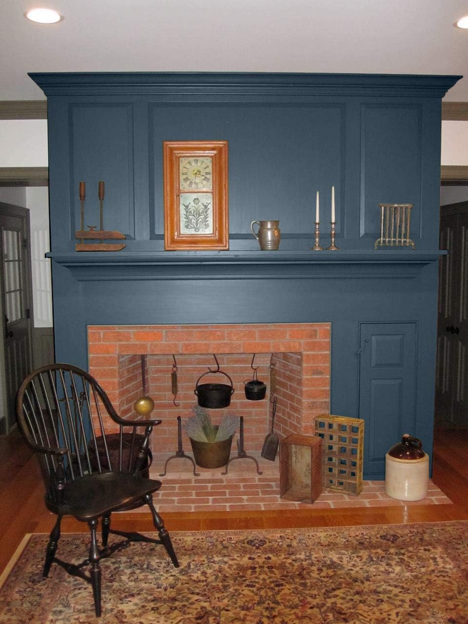 Old Village 1720 Qt Acrylic Water Base Paint 1 Qt- Tavern Table Blue