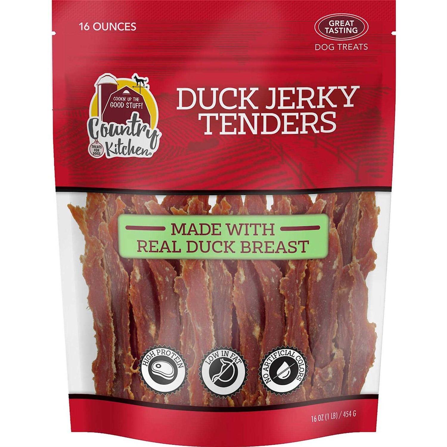 Country Kitchen Duck Jerky Tenders Dog Treats - Pet Supplies online store