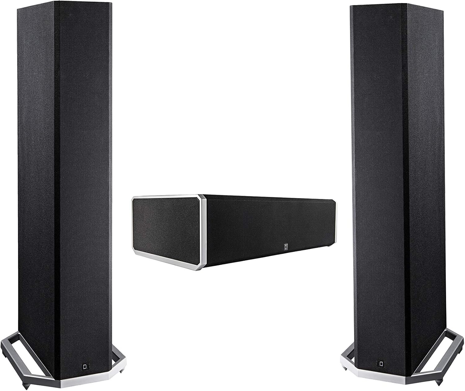 Definitive Technology BP-9060 Tower Speaker Built-in Powered 10” Subwoofer for Home Theater Systems High-Performance Front and Rear Arrays Optional Dolby Surround Sound Height Elevation