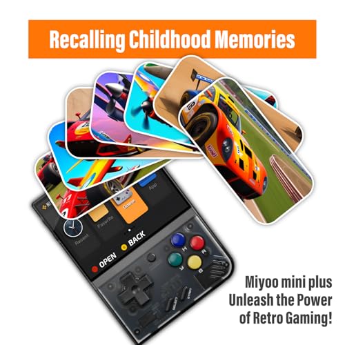 Miyoo Mini Plus 128GB Retro Game Console – Handheld Portable Gaming System, 3.5