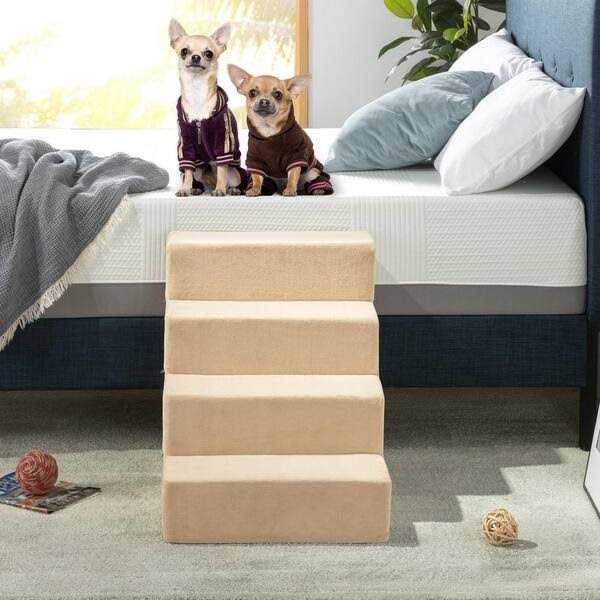 Zinus Foam 13”-24” Comfort Pet Stairs - Pet Supplies online store