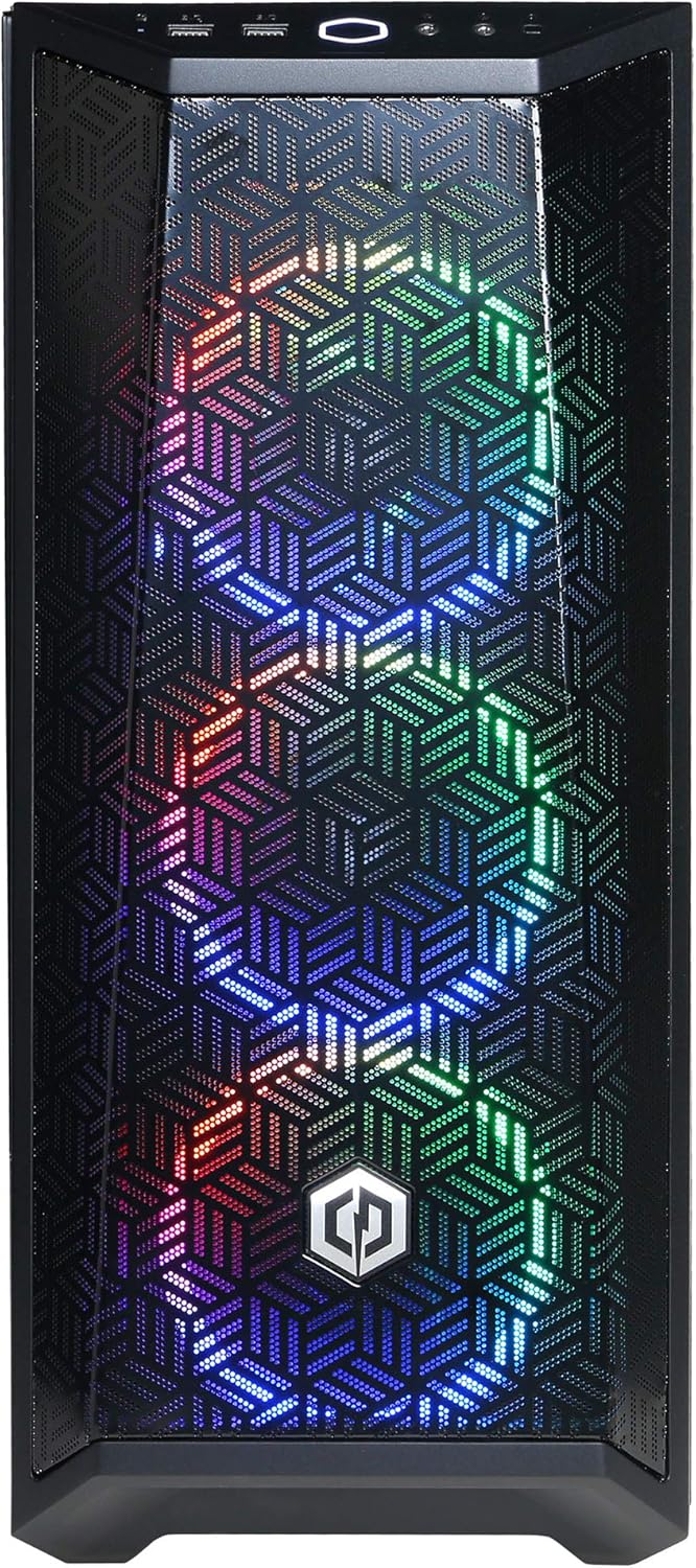 CyberpowerPC Gamer Xtreme VR Gaming PC, Intel Core i5-13400F 2.5GHz, GeForce RTX 4060 8GB, 16GB DDR5, 2TB NVMe SSD, Wi-Fi Ready & Windows 11 Home (GXiVR8060A18),Black