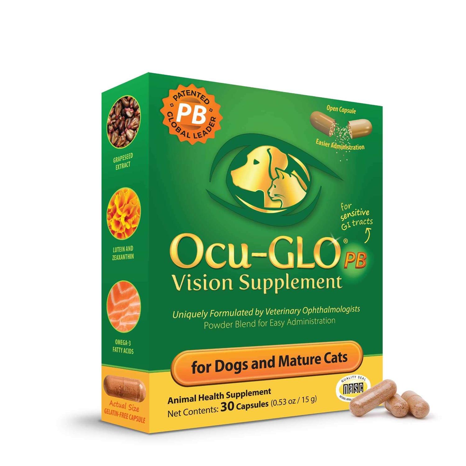 Ocu-GLO Powder Blend Vision Supplement for Medium to Large Dogs - Pet Supplies online store