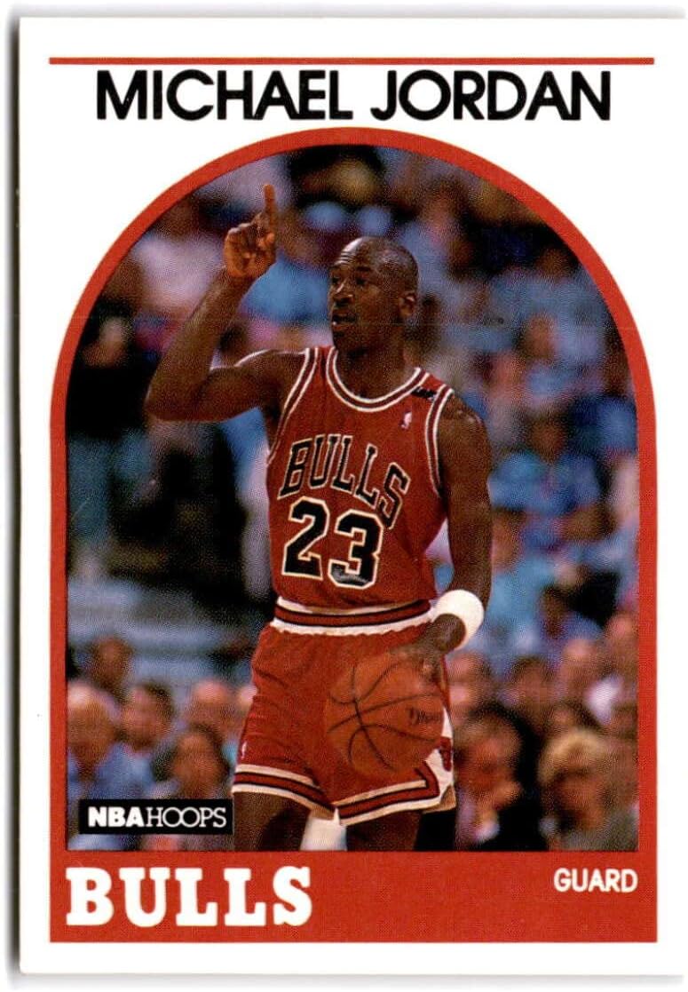 1989-90 Hoops #200 MICHAEL JORDAN Chicago Bulls Basketball Trading Card