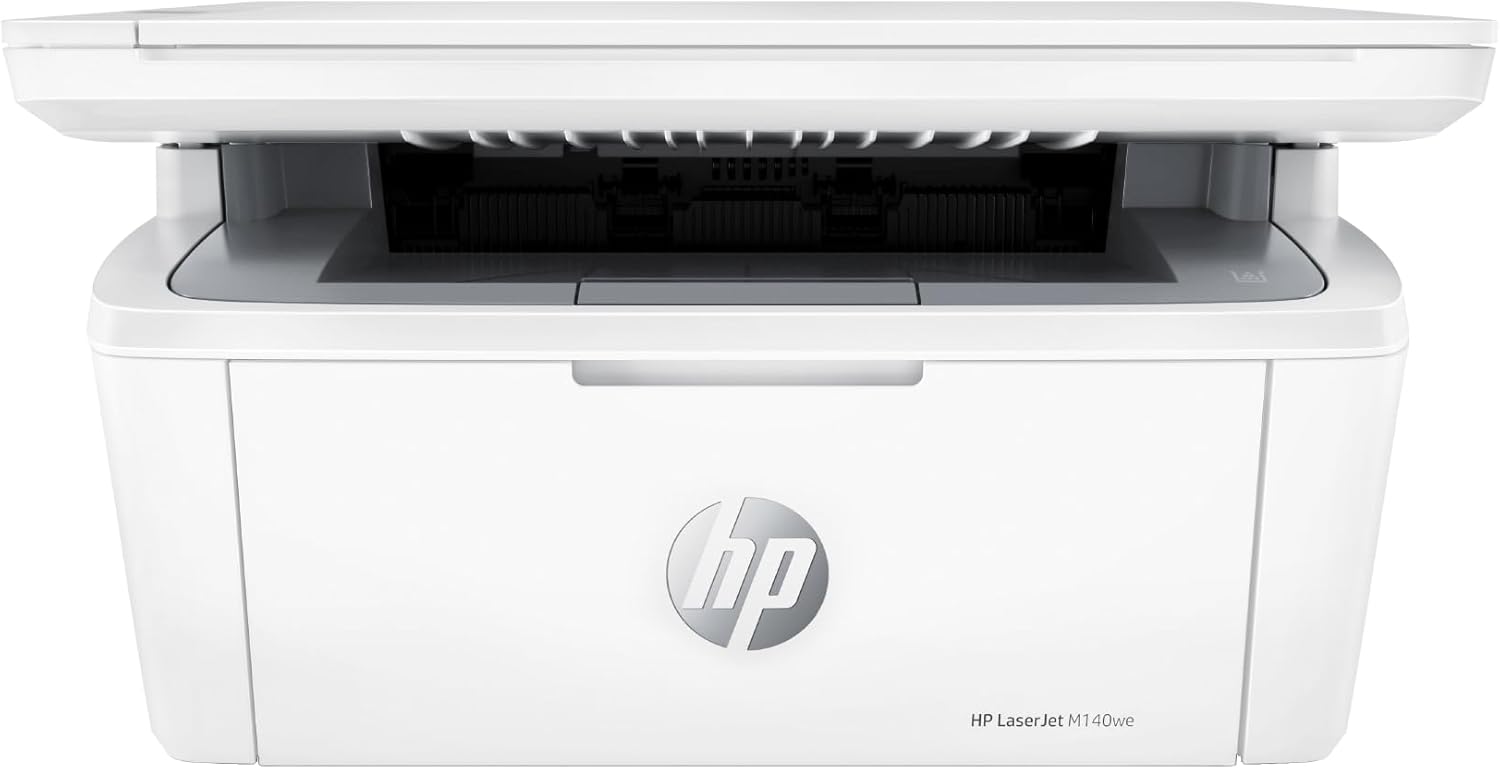 HP LaserJet MFP M140we All-in-One Wireless Black & White Printer with HP+ and Bonus 6 Months Instant Ink (7MD72E)