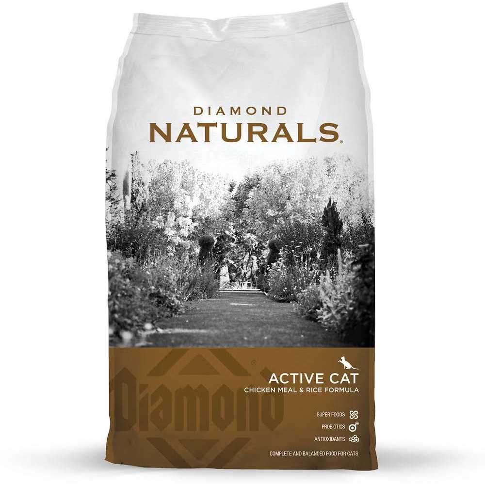 Diamond Naturals Active Chicken Meal & Rice Formula Dry Cat Food - Pet Supplies online store