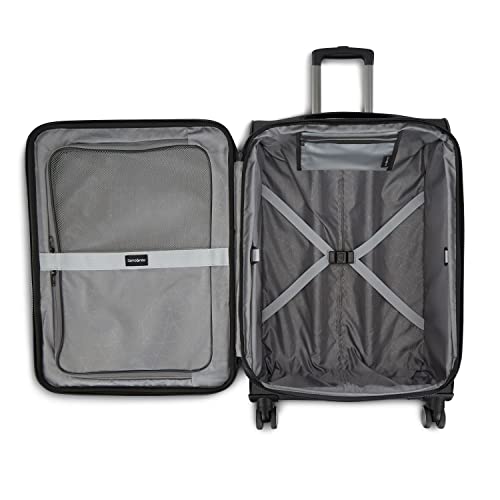Samsonite Ascella 3.0 Softside Expandable Luggage with Spinner Wheels, Sapphire Blue, 3PC SET (CO/MED/LG)