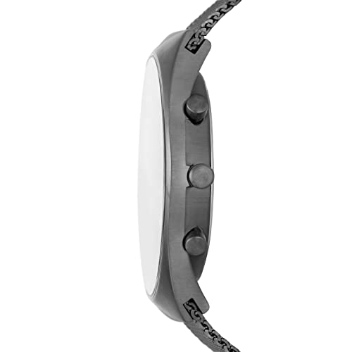 Skagen Men's Grenen Three-Hand Date Watch With Steel Mesh or Leather Band