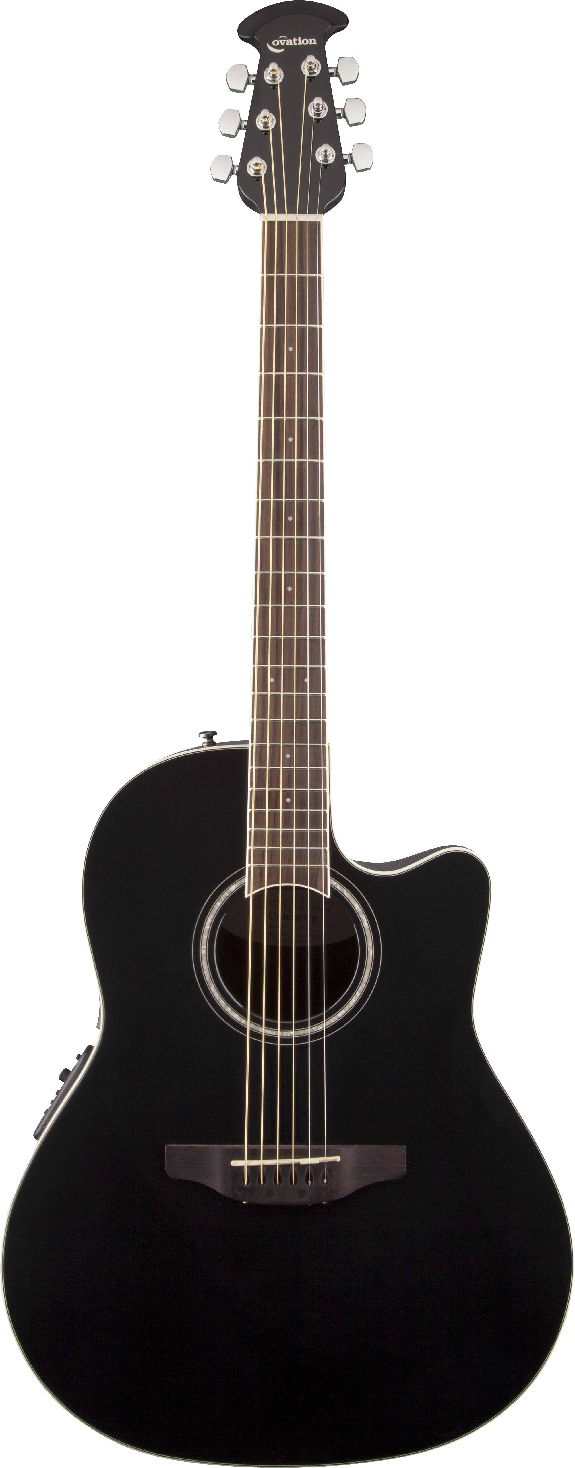 Ovation CS24-5 Celebrity Standard Acoustic Electric Guitar (Black)