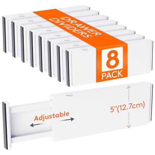 Lifewit 8 Pack Drawer Dividers 5