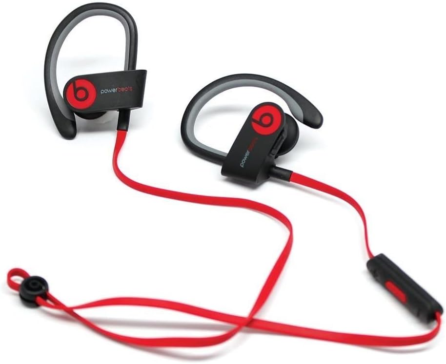 Beats by Dr dre Powerbeats2 Wireless In-Ear Bluetooth Headphone with Mic - Black (Renewed)