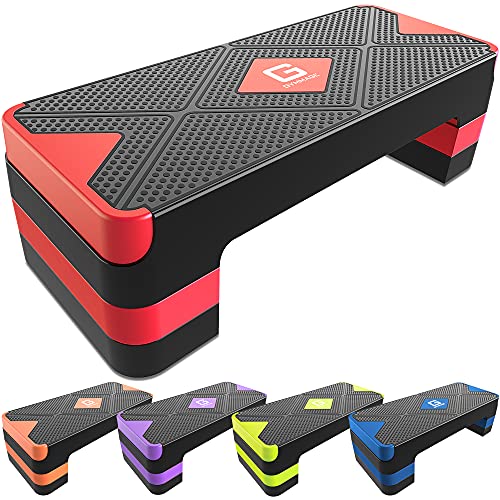 Aerobic Exercise Step, Adjustable Aerobic Stepper for Exercise, Workout Step Platform for Step Up, 26.5