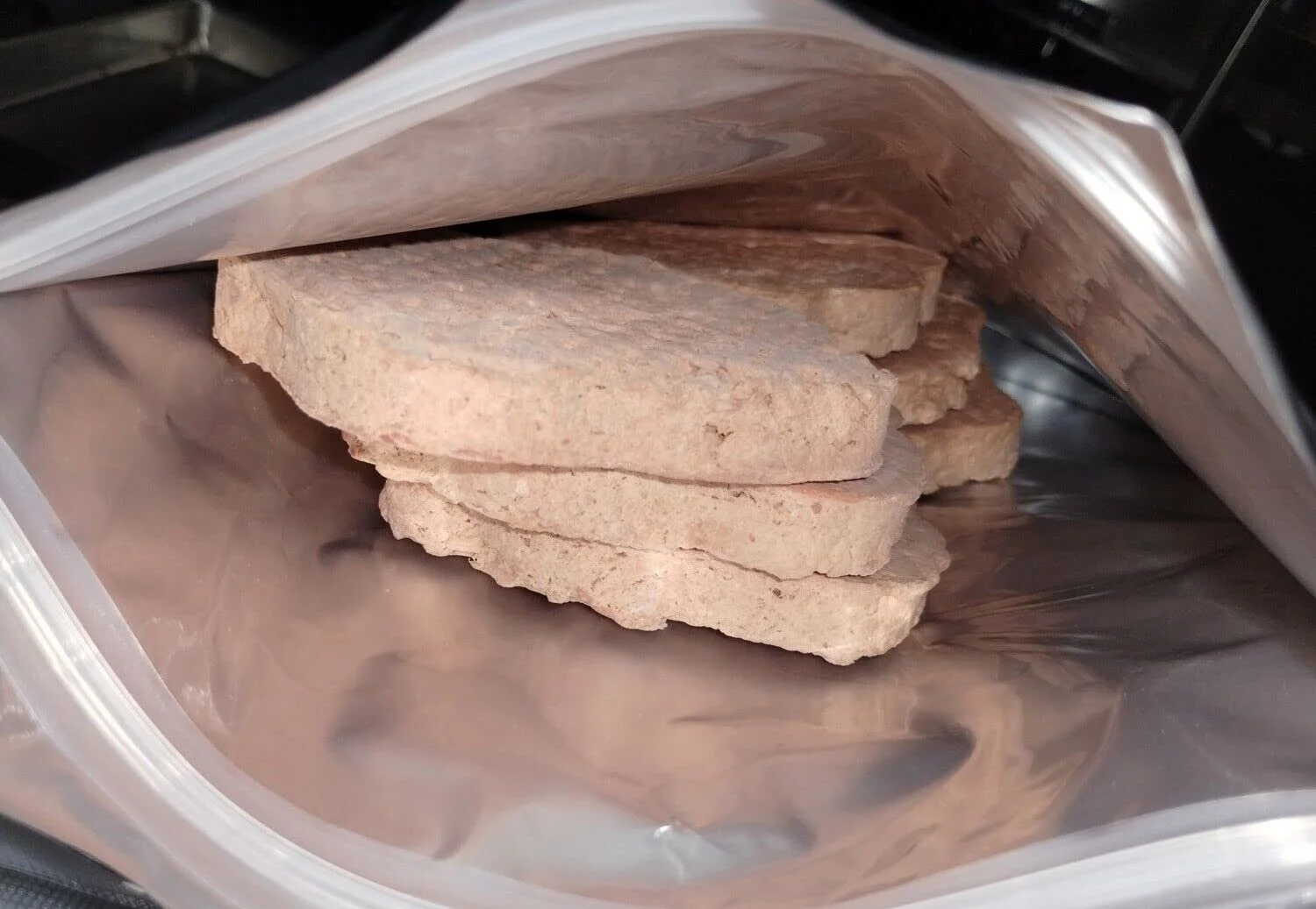 6 Large 1/3Lb. Freeze Dried Sirlon Hamburger Patties Uncooked | Backpacking & Camping Food | Freeze Dry Emergency Food