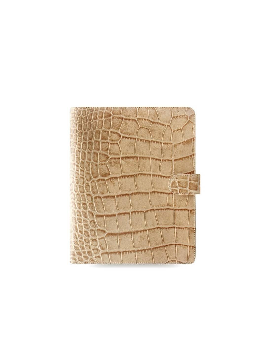 Filofax Classic Croc Fawn A5 Organizer