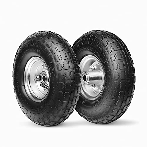 10-Inch Replacement Tire and Wheel 4.10/3.50-4