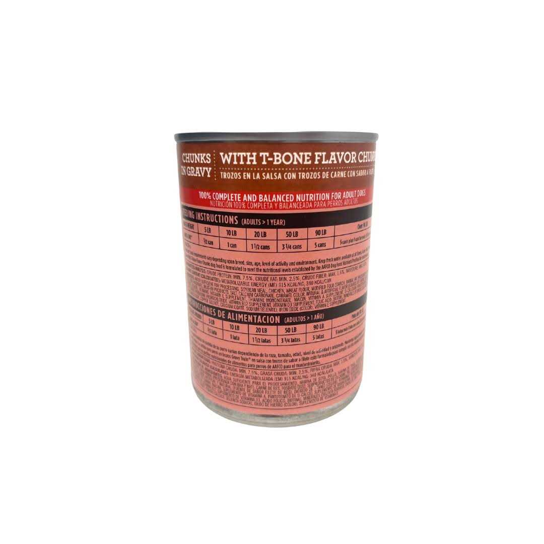 Gravy Train Chunks in Gravy Dog Food With T-Bone Flavor - Pet Supplies online store