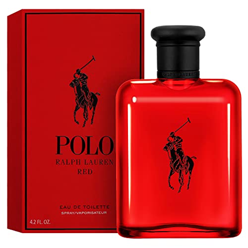 Ralph Lauren - Polo Red - Eau de Toilette - Men's Cologne - Woody & Spicy - With Grapefruit, Saffron, and Redwood - Medium Intensity