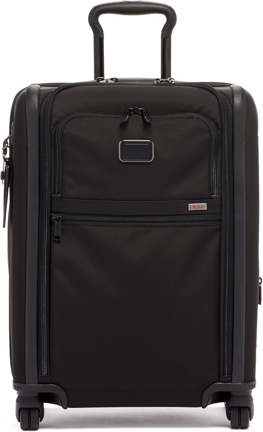 TUMI - Alpha Continental Dual Access 4-Wheeled Carry-On Luggage - Rolling Suitcase for Men and Women - Luggage Carry-On with 4 Spinner Wheels - Rolling Luggage with Security Zippers - Black