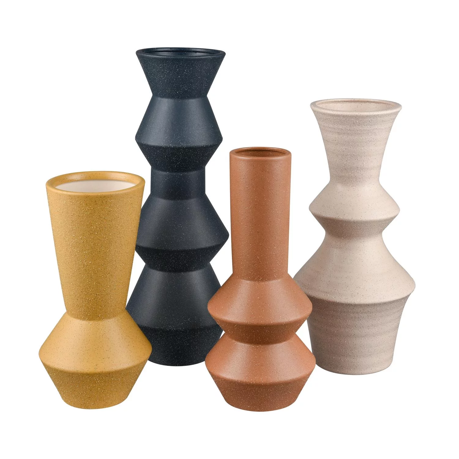 S0017-10088-Elk Home-Belen - Large Vase In Modern Style-15.5 Inches Tall and 7.5 Inches Wide