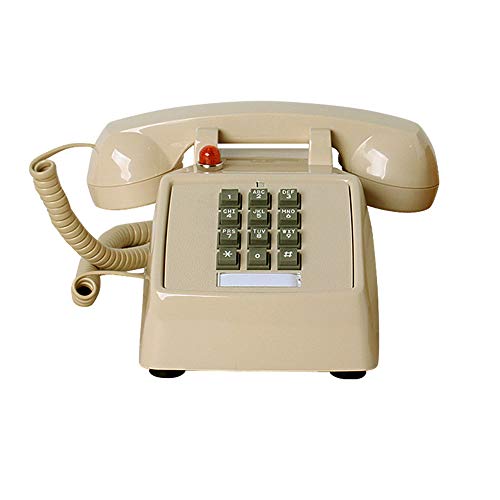 TelPal CordedTelephones Landline Home Phone Single Desk Old School Phone Hearing Impaired Telephones for Seniors Old Fashion Phones for Home & Hotel Wired Telefono Antiguo Extra Loud Ring