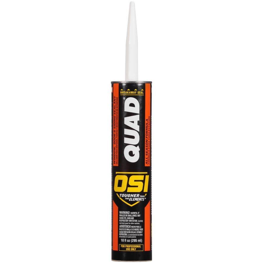 OSI Quad Brown 207 Window, Door and Siding Sealant 10Fluid Ounce Cartridge 1636972
