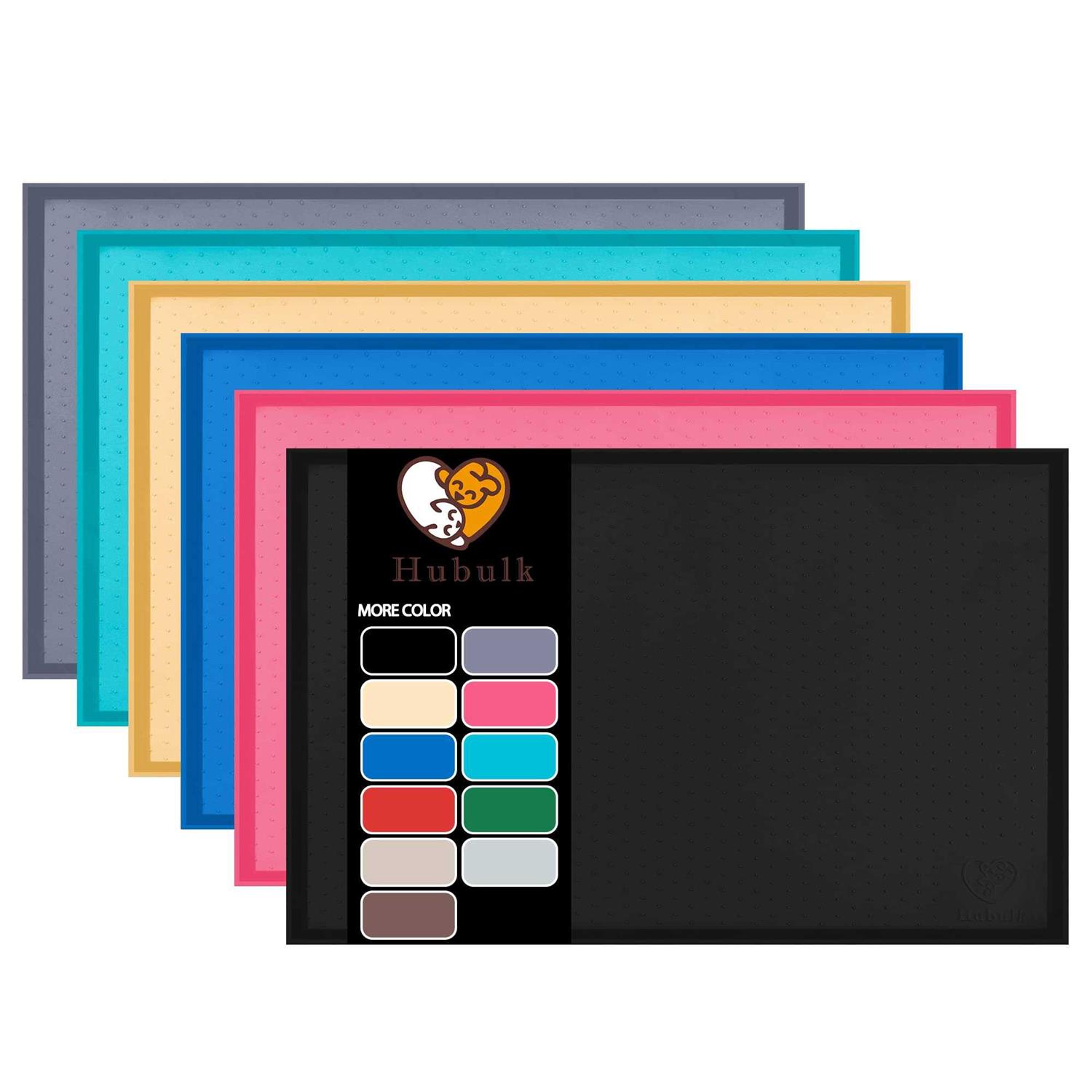 Hubulk Dog Feeding Mat,Silicone Pet Food and Water Bowl Placemat,Dishwasher - Pet Supplies online store