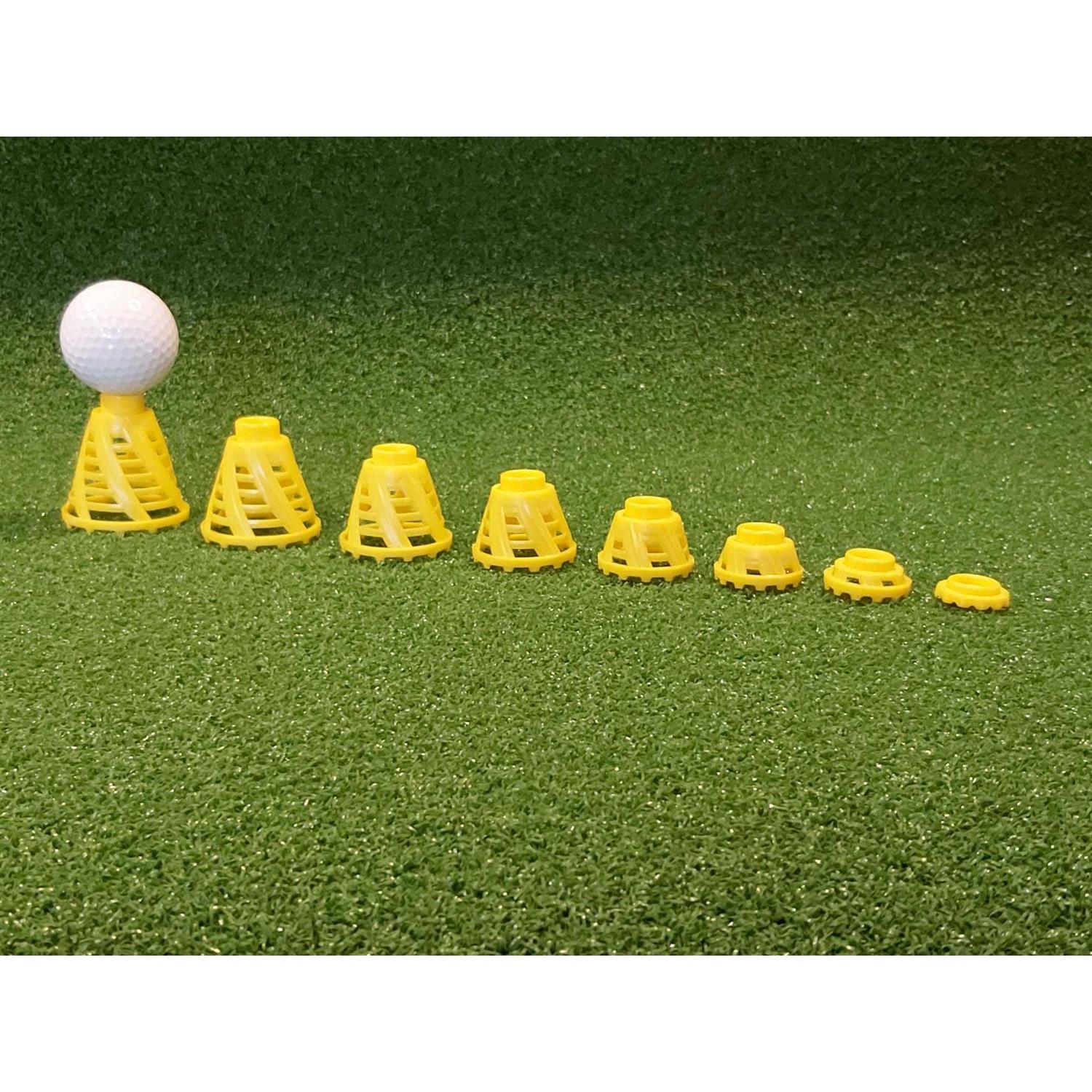 Birtee Golf Tees PRO Speed Version with Enhanced Durability 8 Pack. Indoor Golf Tees/Golf Simulator Tees/Winter Golf Tees - Sports Supplies Online Store