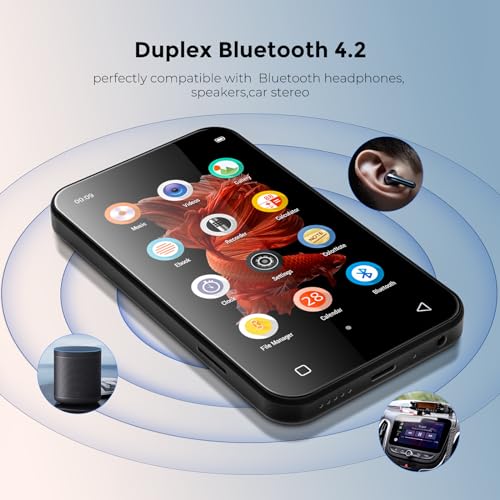 TIMMKOO 72GB MP3 Player with Bluetooth, 4.0