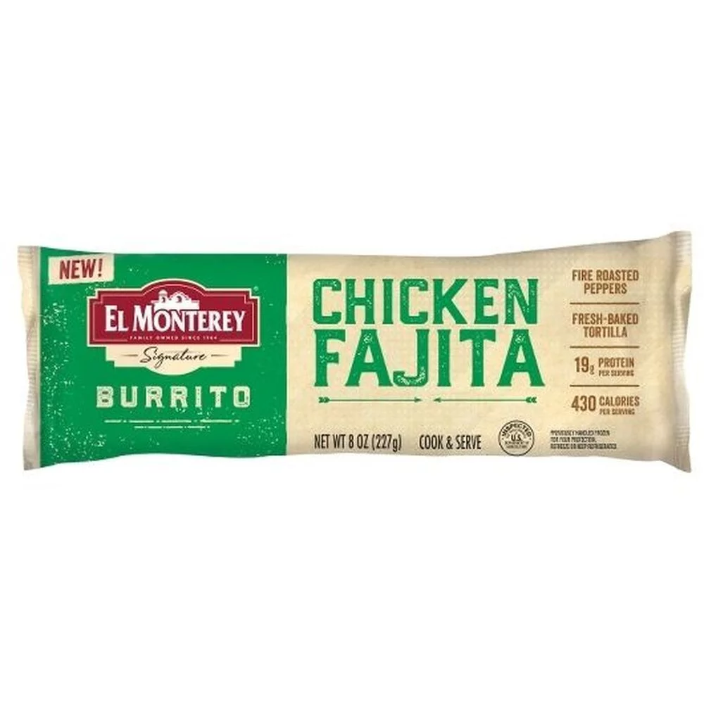 El Monterey Chicken Fajita Burrito, 8 Ounce -- 12 per case