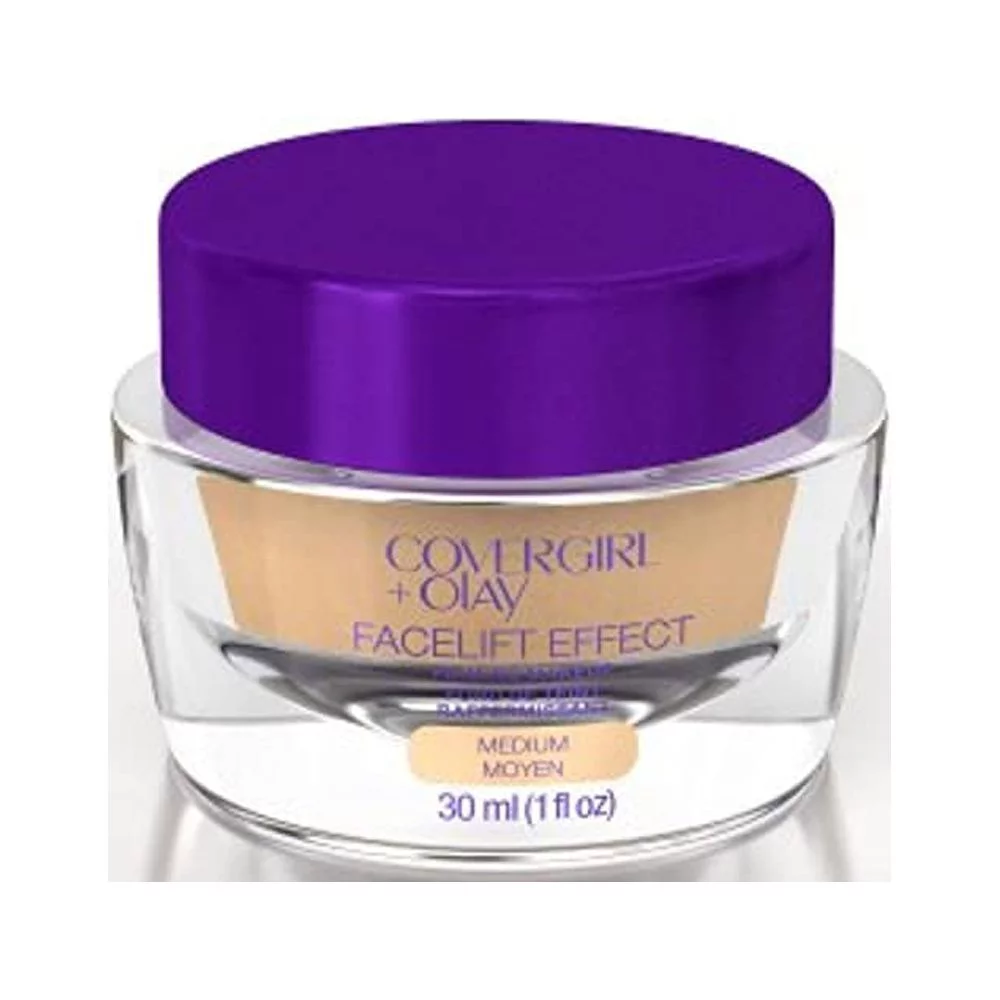 COVERGIRL+Olay FaceLift Effect Firming Makeup Medium 350, 1 oz, Old Version (packaging may vary)