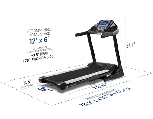 XTERRA Fitness Folding Treadmill