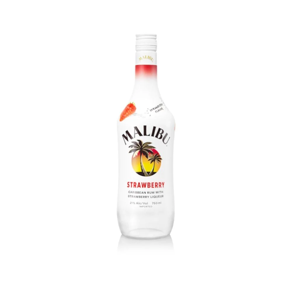 Malibu Rum Strawberry 750ml - Nestor Liquor