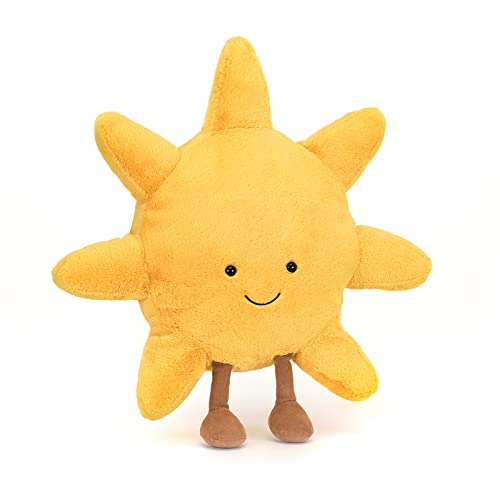 Jellycat Amuseables Sun Stuffed Toy, Medium 12 inches - Sun Plush - Fun Gift Idea