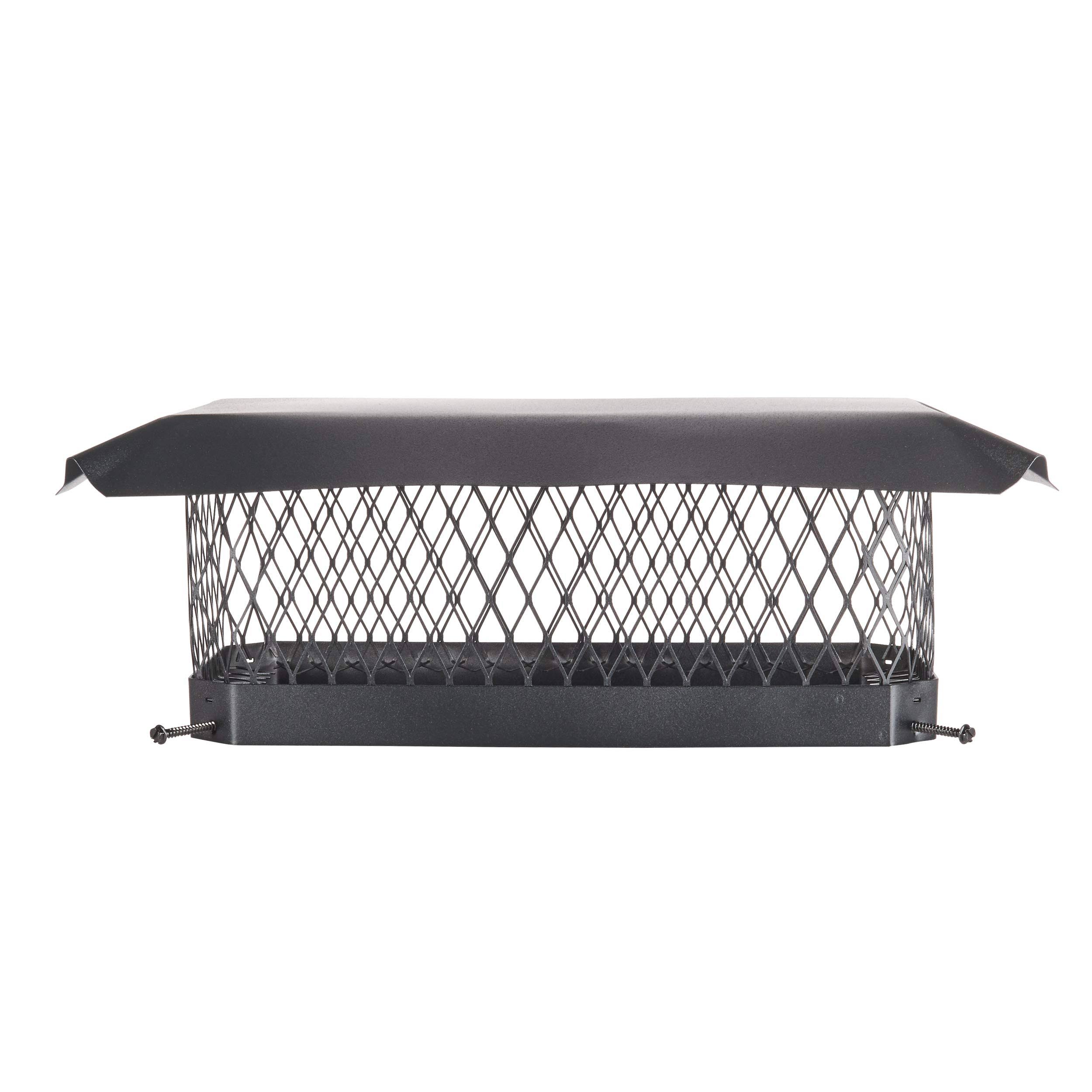 HY-C Galvanized Steel Chimney Cap, Black