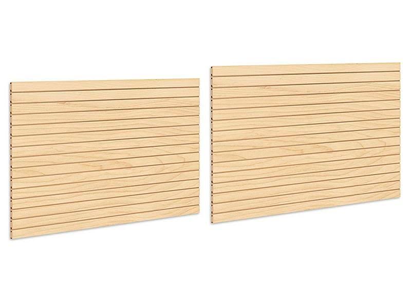 Slatwall Panels - 4 x 8&, Birch Melamine - Anchor Core - Pack of 2 - H-5060BIR