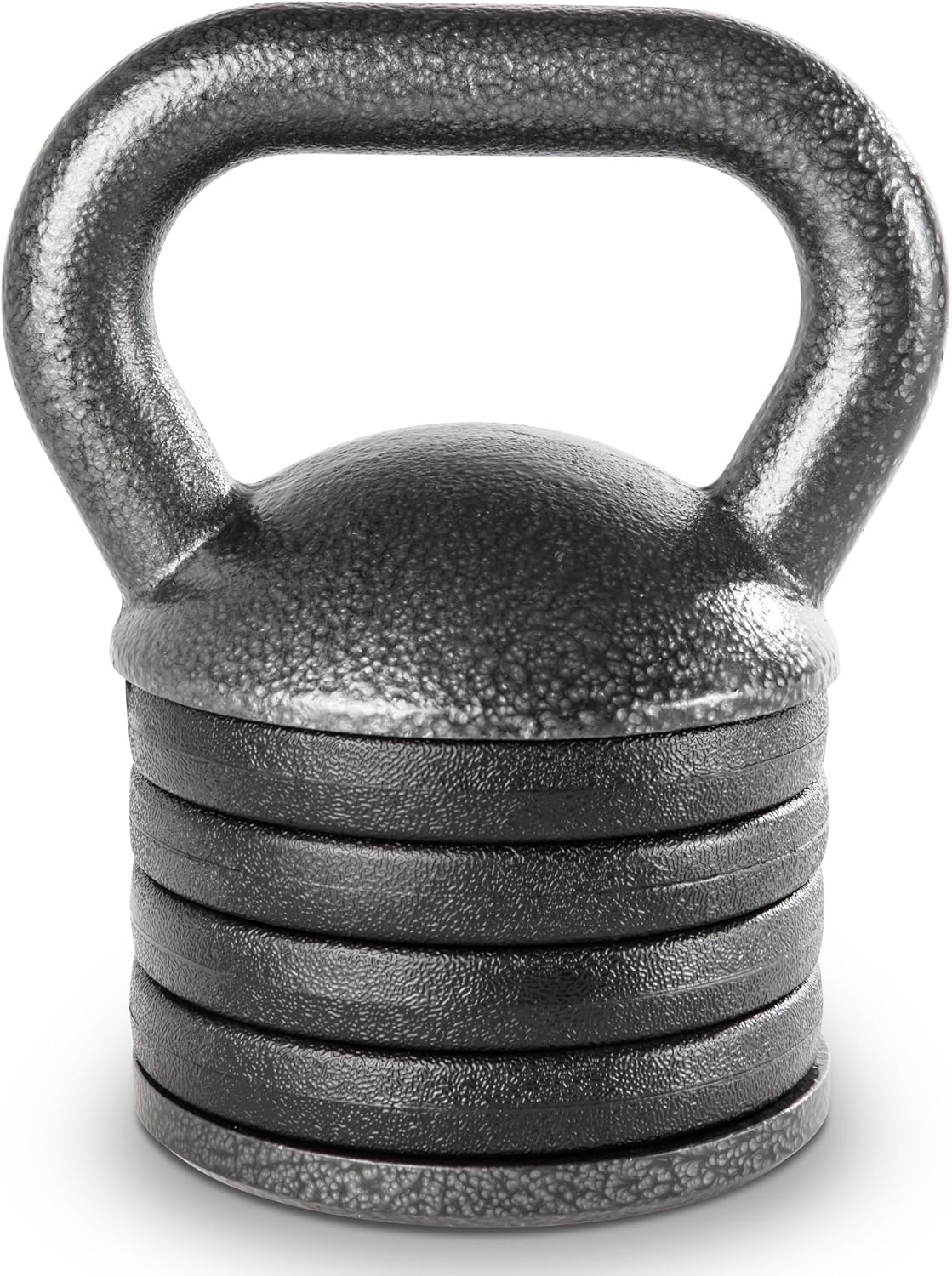 Apex Adjustable Heavy-Duty Exercise Kettlebell Weight Set Strength Training and Weightlifting Equipment for Home Gyms APKB-5009, Grey Pack of 2