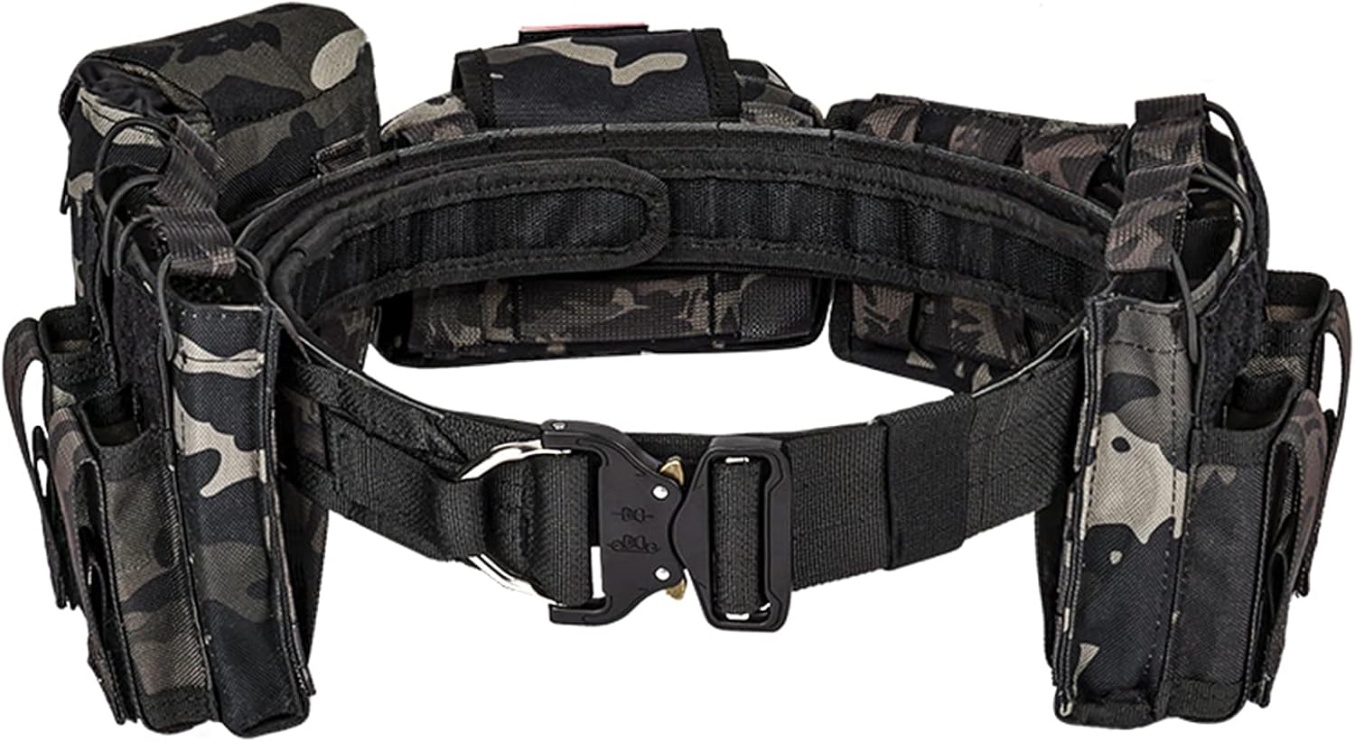 vAv YAKEDA 7 in 1 Tactical Modular Equipment System Molded Duty Belt Set for Law Enforcement Police Security Utility Belt with Pouches