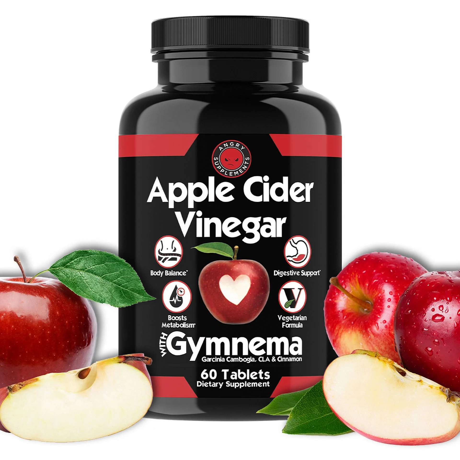 Apple Cider Vinegar Weight Loss Garcinia Cambogia Fat Burner -60 Tablet ( 2 pack)