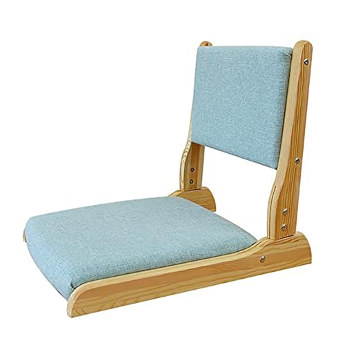 Tatami Floor Chair,Japanese Style Legless Meditation Floor Chair Portable Foldable Lazy Backrest Chair, Accent Furniture Chair Lazy Sofa for Bay Window Reading(52x43x45cm(20x17x18inch), 14)