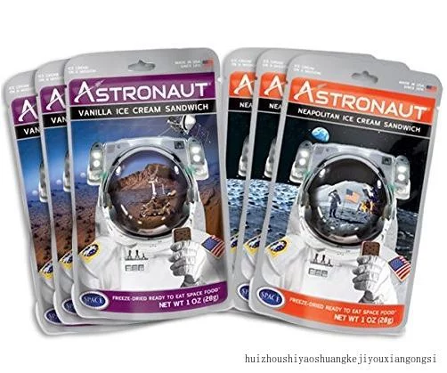 Freeze-Dried Ice Cream Sandwich, NASA Space Dessert, Variety Pack With Vanilla And Neapolitan, 6 Count