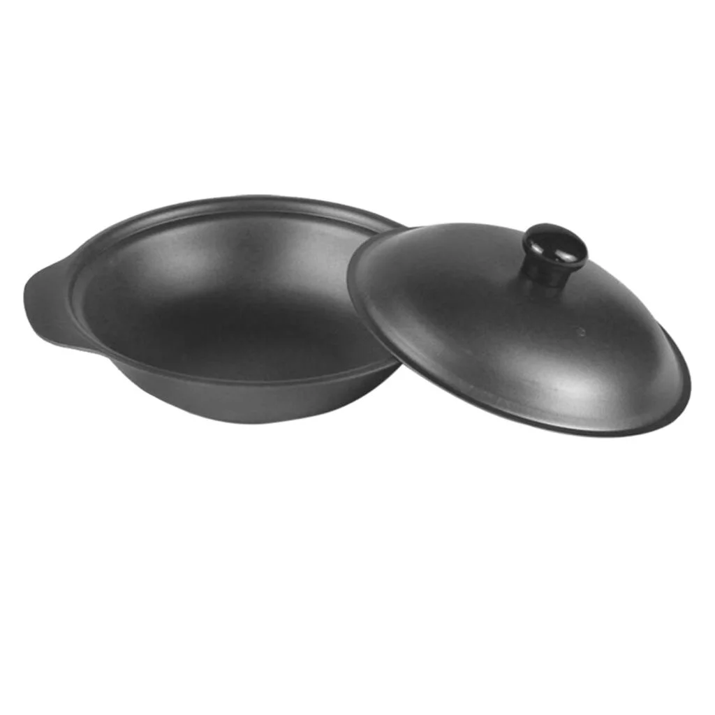 Cookware Cast Iron Casserole Pot with - 18cm