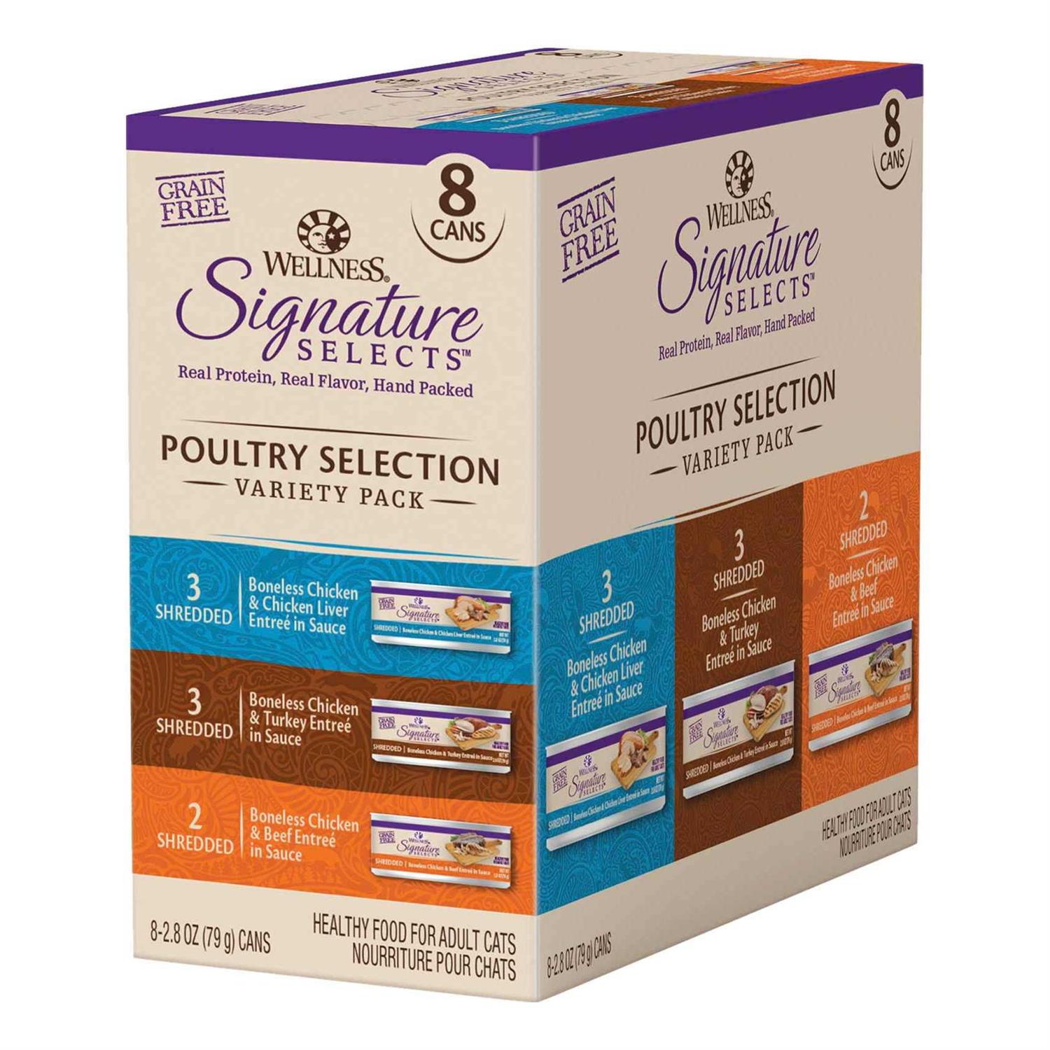 Wellness CORE Signature Selects Poultry Selection Variety Pack Canned Cat Food - Pet Supplies online store