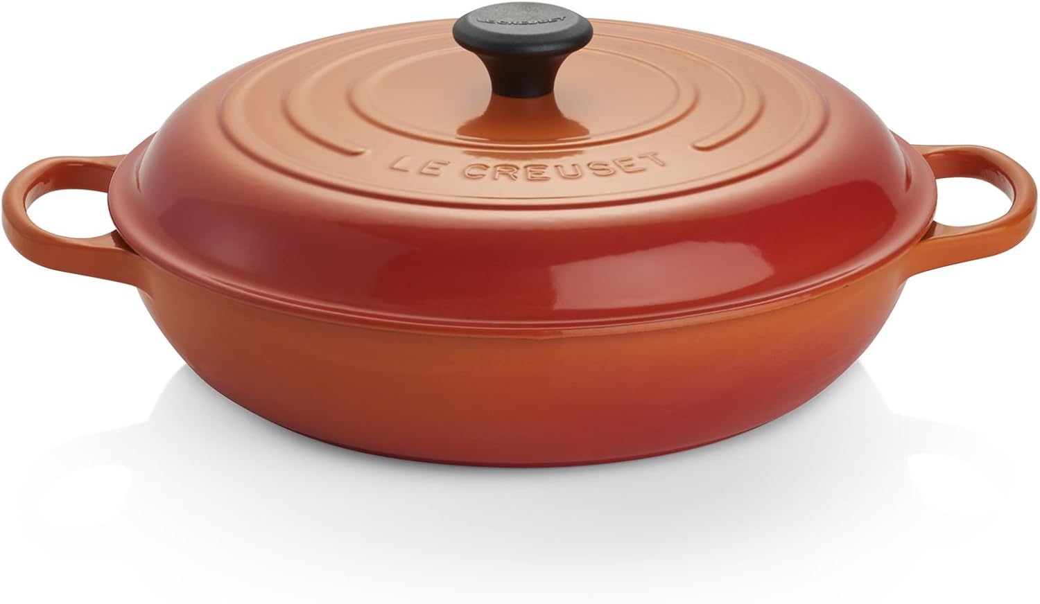 Le Creuset Enameled Cast Iron Signature Braiser, 5 qt. , Flame
