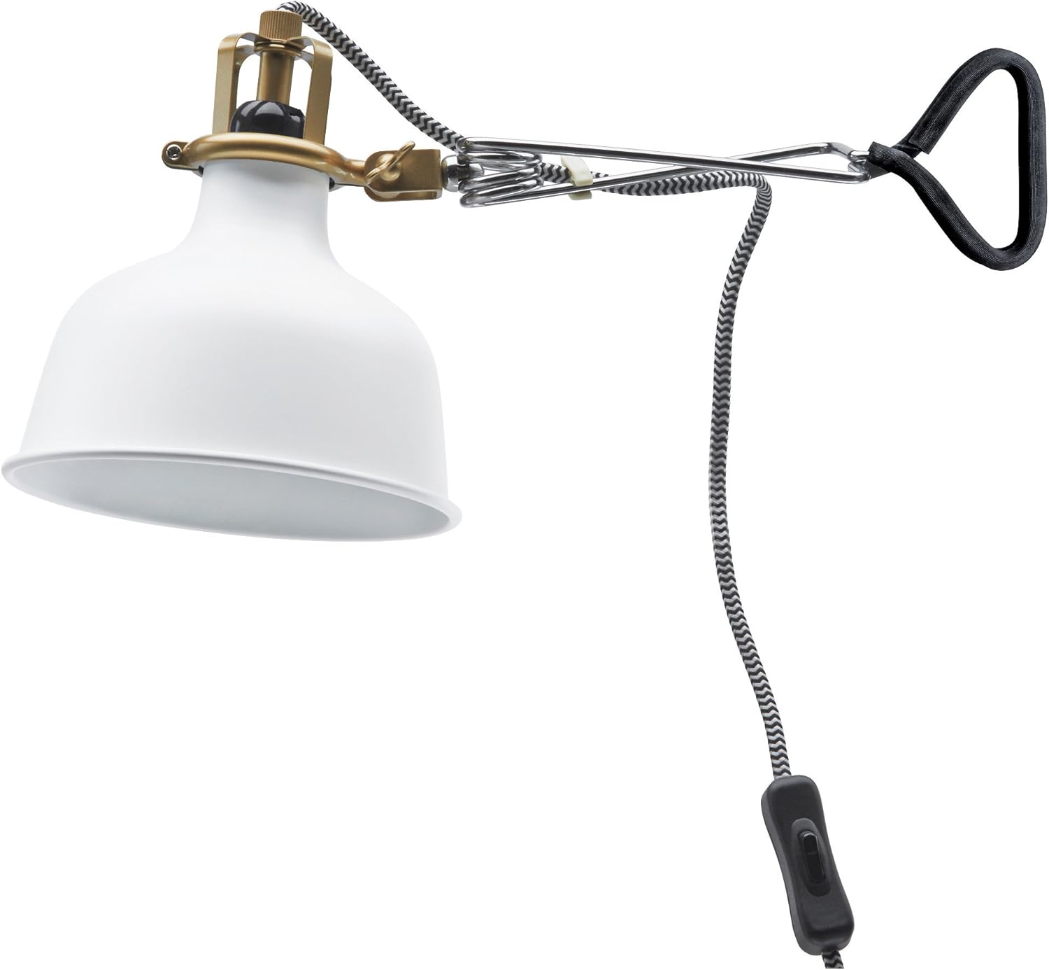 IKEA Wall Lamp Clamp Spotlight Off-White Ranarp