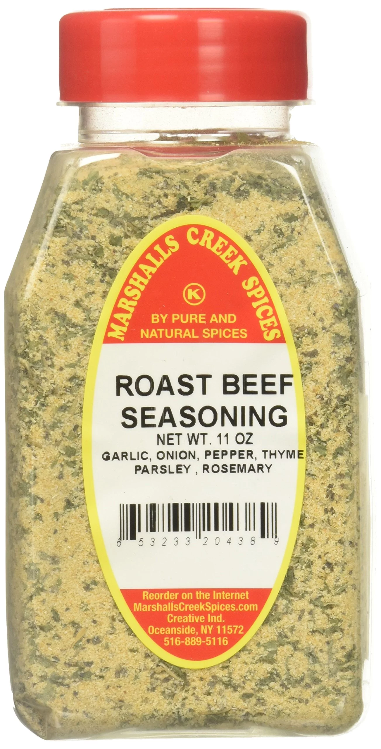 Marshalls Creek Kosher Spices Roast Beef Seasoning No Salt, 11 Oz