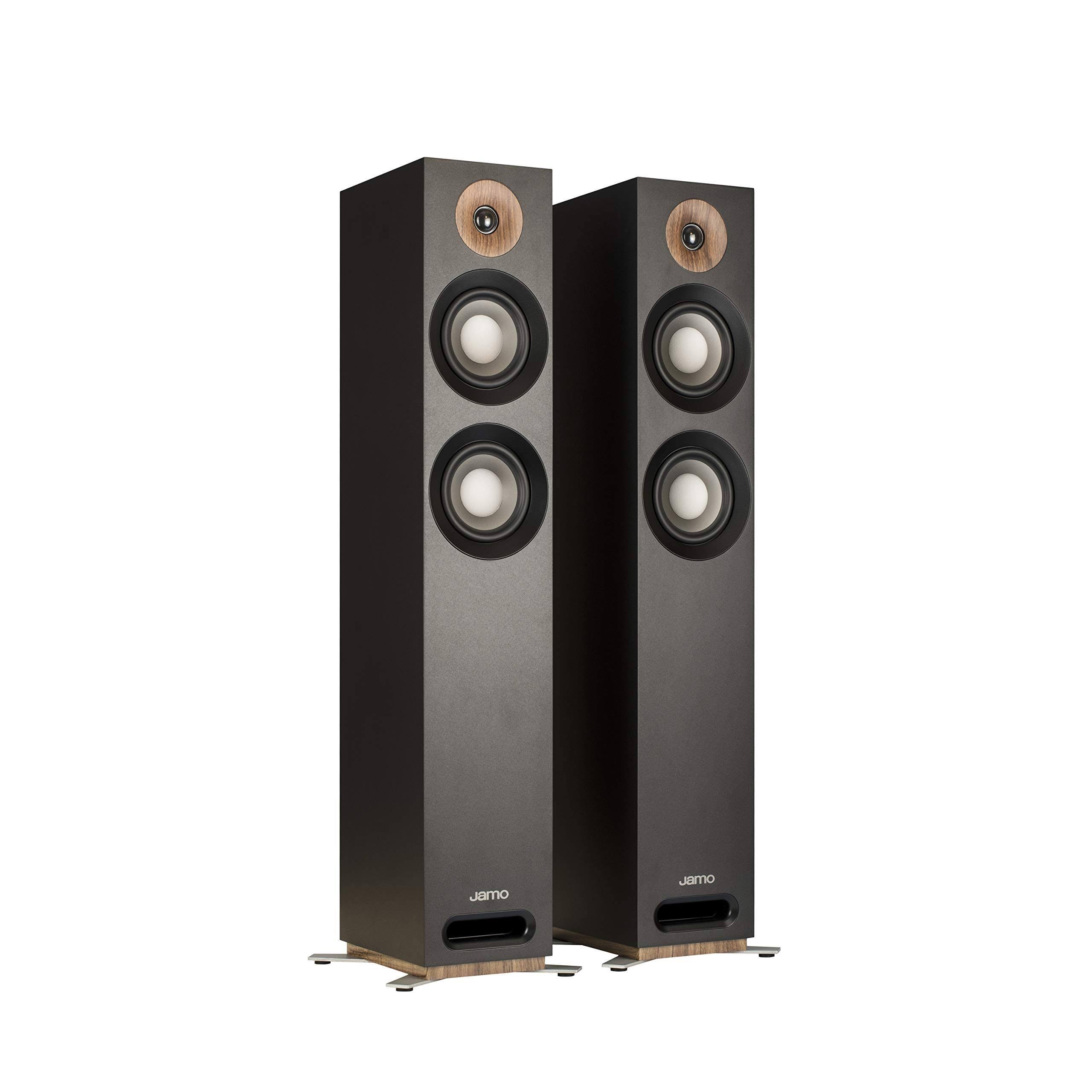 Jamo S 807 Floorstanding Speaker Pair (Black)