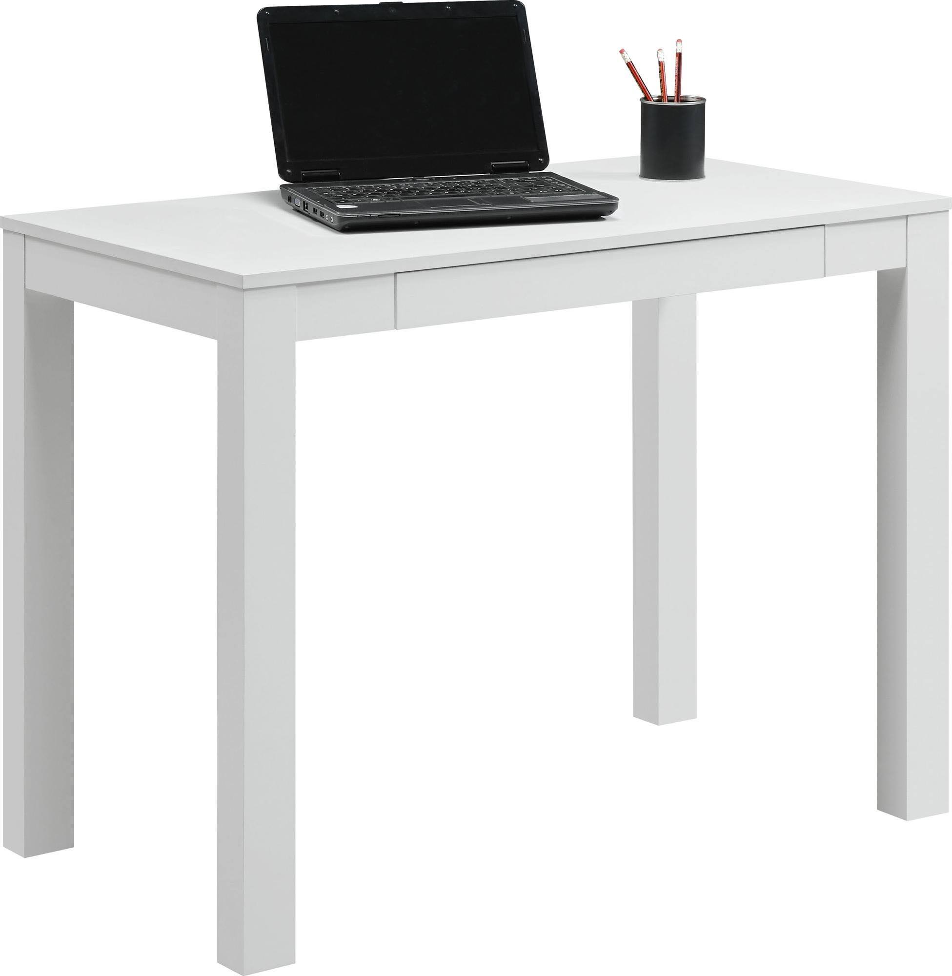 Ameriwood Home Parsons Desk with Drawer White