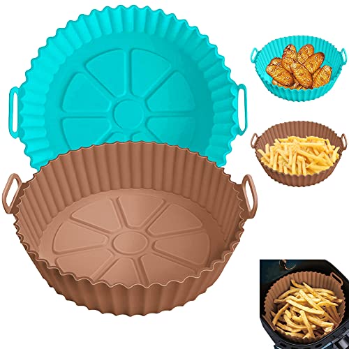 Air Fryer Silicone Liners for Ninja Air Fryer AF101 4QT AF161/AF150 5.5QT, for Air Fryer 4QT, and Most 3 to 5 QT Airfryer