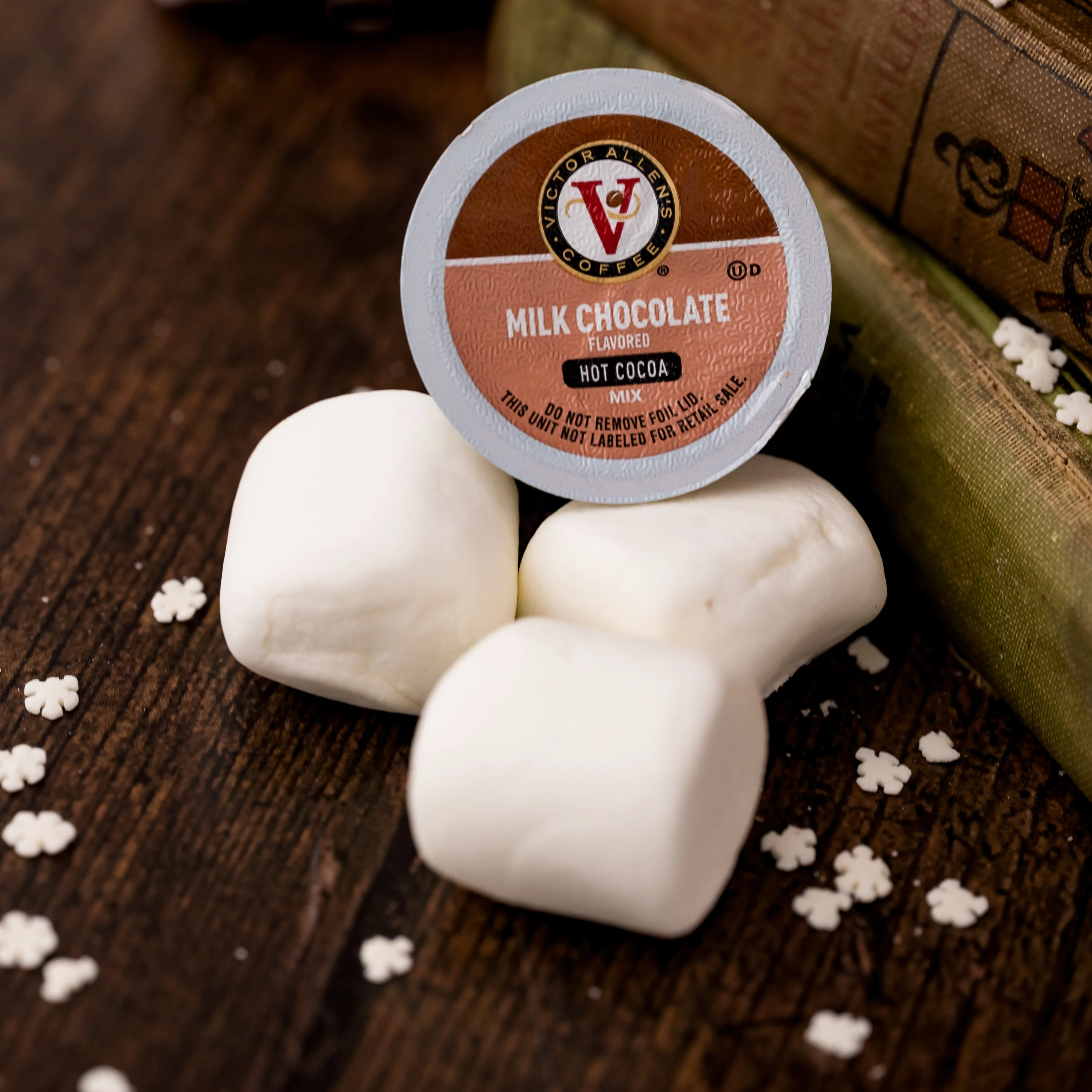 Victor Allen's Coffee Milk Chocolate Hot Cocoa, 6-12 Count, Single Serve K-Cup Coffee Pods